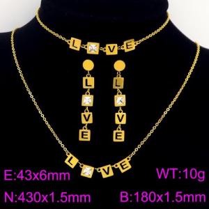 SS Jewelry Set(Most Women) - KS116126-KSP