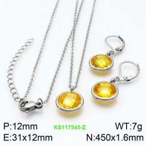 SS Jewelry Set(Most Women) - KS117545-Z