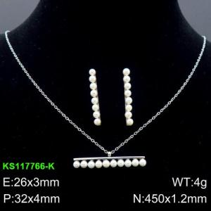 SS Jewelry Set(Most Women) - KS117766-K