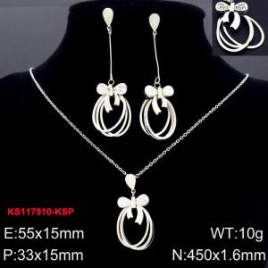 SS Jewelry Set(Most Women) - KS117910-KSP