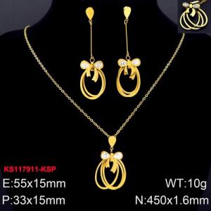 SS Jewelry Set(Most Women) - KS117911-KSP