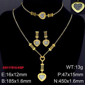 SS Jewelry Set(Most Women) - KS117915-KSP