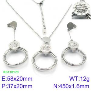 SS Jewelry Set(Most Women) - KS118170-KSP