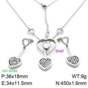 SS Jewelry Set(Most Women) - KS118189-KSP