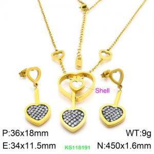 SS Jewelry Set(Most Women) - KS118191-KSP