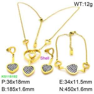 SS Jewelry Set(Most Women) - KS118192-KSP