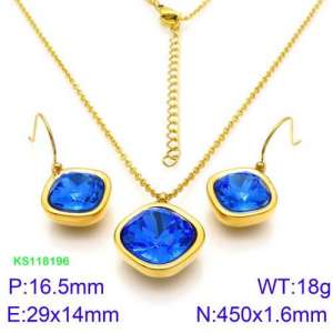 SS Jewelry Set(Most Women) - KS118196-K