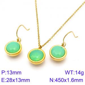 SS Jewelry Set(Most Women) - KS118306-K