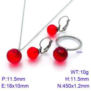 SS Jewelry Set(Most Women) - KS119826-K