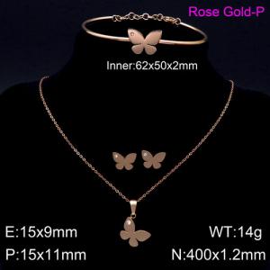 SS Jewelry Set(Most Women) - KS119853-K