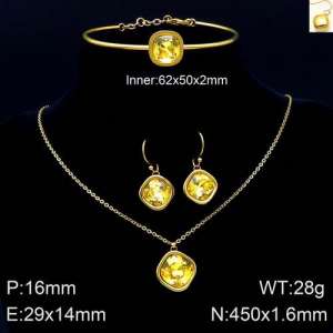 SS Jewelry Set(Most Women) - KS120164-K