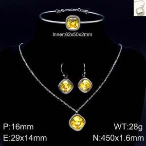 SS Jewelry Set(Most Women) - KS120166-K