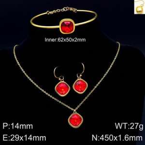 SS Jewelry Set(Most Women) - KS120169-K