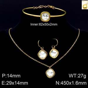 SS Jewelry Set(Most Women) - KS120171-K