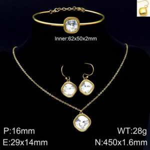 SS Jewelry Set(Most Women) - KS120172-K