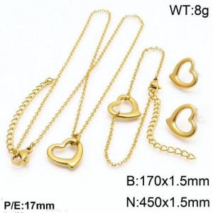 SS Jewelry Set(Most Women) - KS121580-Z