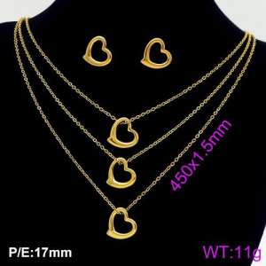 SS Jewelry Set(Most Women) - KS121585-Z