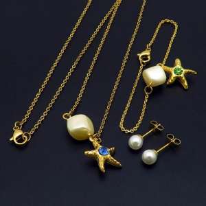 SS Jewelry Set(Most Women) - KS121820-BI