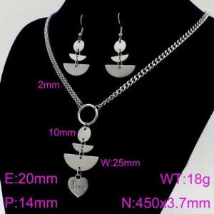 SS Jewelry Set(Most Women) - KS122701-Z