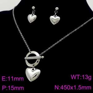 SS Jewelry Set(Most Women) - KS122745-Z