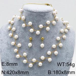 SS Jewelry Set(Most Women) - KS129774-TJG