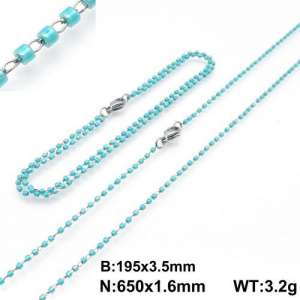 SS Jewelry Set(Most Women) - KS130950-Z