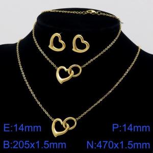 SS Jewelry Set(Most Women - KS133011-HR