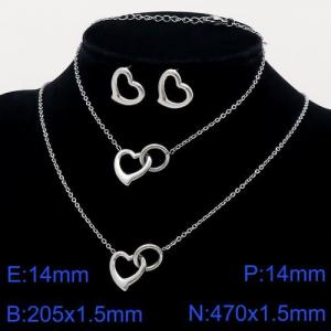 SS Jewelry Set(Most Women - KS133013-HR