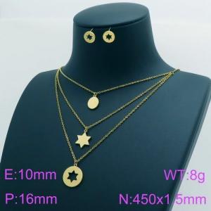 SS Jewelry Set(Most Women) - KS133849-SS