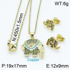 Copper Jewelry Set(Most Women) - KS133870-XS