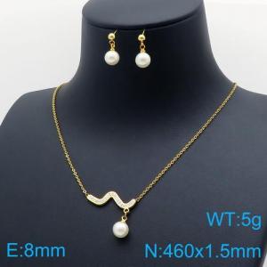 SS Jewelry Set(Most Women) - KS134108-SS