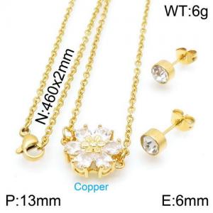Copper Jewelry Set(Most Women) - KS134493-BI