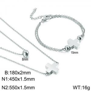 SS Jewelry Set(Most Women) - KS135428-Z