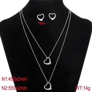 SS Jewelry Set(Most Women) - KS135716-Z