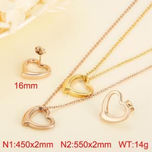 SS Jewelry Set(Most Women) - KS135719-Z