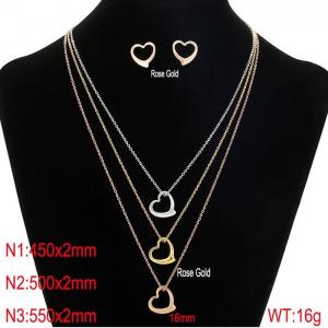 SS Jewelry Set(Most Women) - KS135724-Z