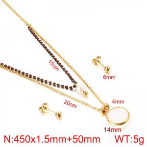 SS Jewelry Set(Most Women) - KS136434-Z