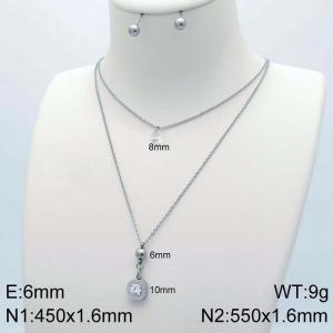 SS Jewelry Set(Most Women) - KS136460-Z