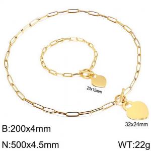 SS Jewelry Set(Most Women) - KS136633-Z
