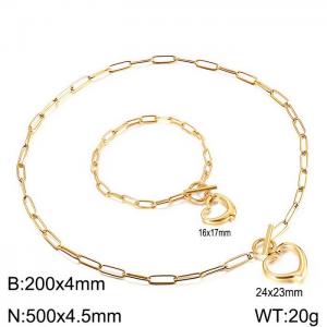 SS Jewelry Set(Most Women) - KS136635-Z