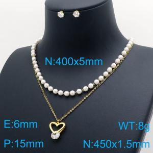 SS Jewelry Set(Most Women) - KS137012-PY