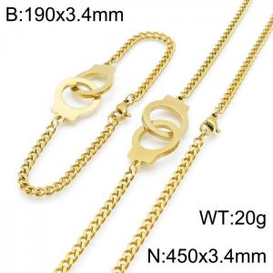 SS Jewelry Set(Most Women) - KS137710-BJ