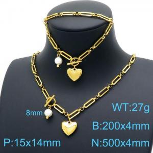 SS Jewelry Set(Most Women) - KS139439-Z