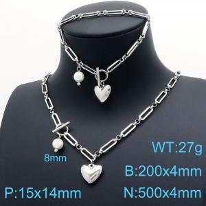 SS Jewelry Set(Most Women) - KS139440-Z