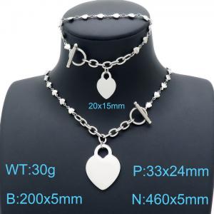 SS Jewelry Set(Most Women) - KS140880-Z