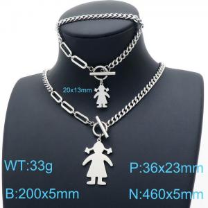 SS Jewelry Set(Most Women) - KS140887-Z