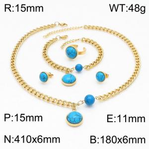 SS Jewelry Set(Most Women) - KS141642-LX