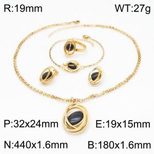 SS Jewelry Set(Most Women) - KS141650-LX