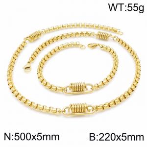 SS Jewelry Set(Most Men) - KS142078-KLHQ