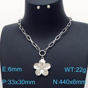 SS Jewelry Set(Most Women) - KS142198-WH